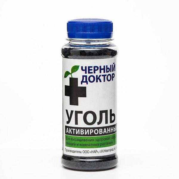  Уголь активированный Черный доктор 140гр (у40)