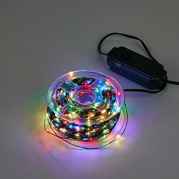  Гирлянда св/д Роса 50м 500LED разноцвет/провод зеленый IP20 ULD-S5000-500/DGA MULTI DEW