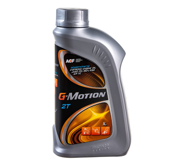  Масло 2-х тактное 1л моторное полусинтетическое G-Motion 2T API TC