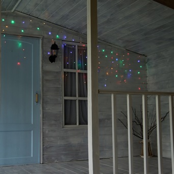  Гирлянда св/д бахрома 10м улич 480LED эфф.мерц IP44 разноцв соединяем ULD-B10008-480/TTK Multi Uniel