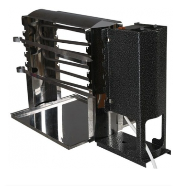  Электрошашлычница ЭШГ-1,7 436*240*330 нерж 3кг 4шампура 1700Вт Элвин