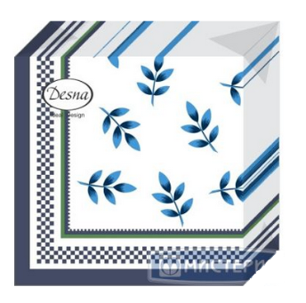  Салфетки бумажн. Desna Design 1-но сл 40шт 24*24 Классика 57577