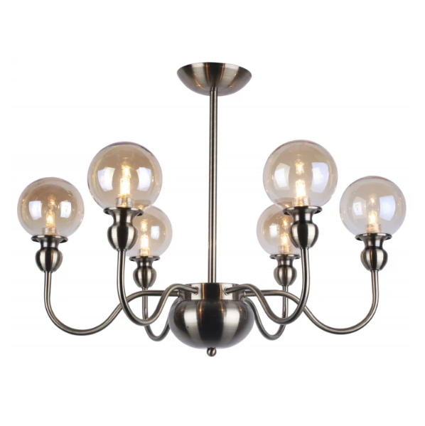  Люстра 40Вт 6*G9 d600мм 432/6P Antique Brass Escada