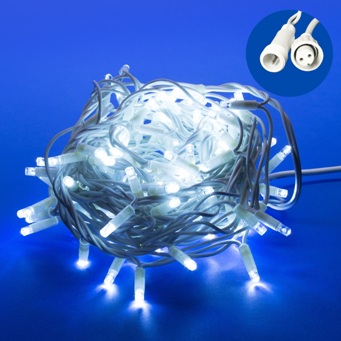  Гирлянда св/д нить 10м уличн 120LED бел IP67 соедин ULD-S1000-120/SWK White Uniel