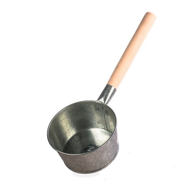  Ковш оцинкованный 1,5л Мко15 деревянная ручка
