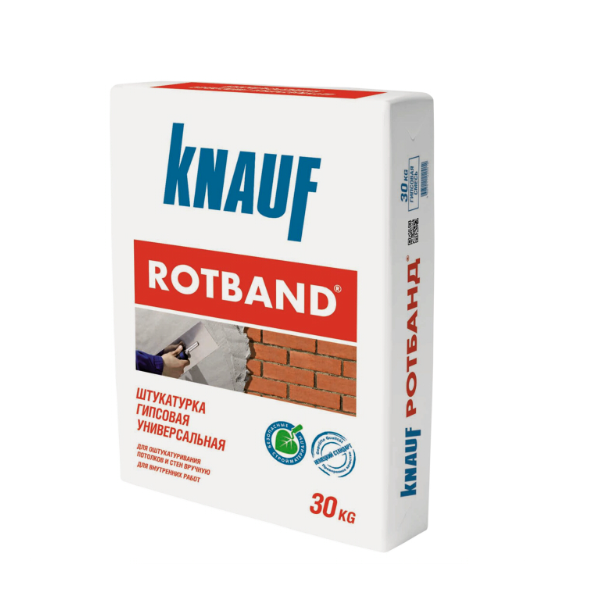  Штукатурка гипсовая Ротбанд 30кг