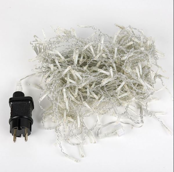  Гирлянда св/д бахрома 10м уличная 248LED IP44 бел свет/прозрачный провод ULD-B1006-248