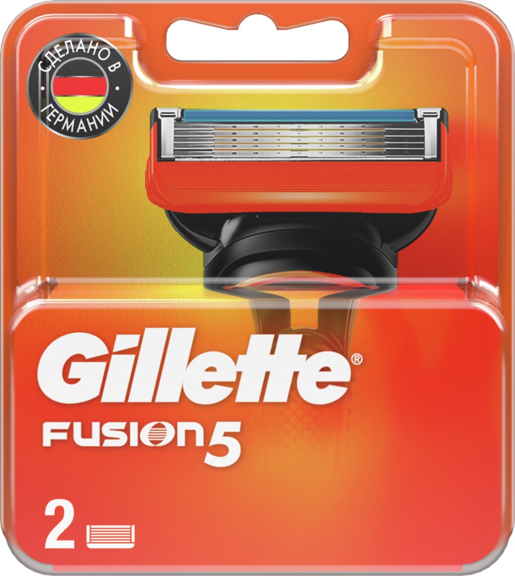  Кассеты Gillette Fusion 2шт