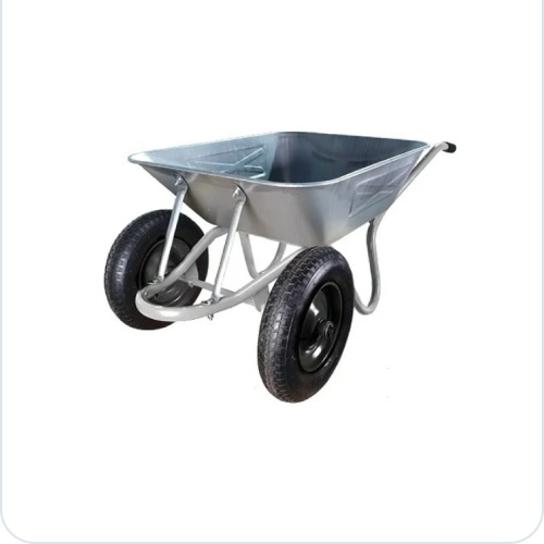 Тачка строительная двухколесная 110л/280кг оц.корыто 66-9-280 Yard  - фото
