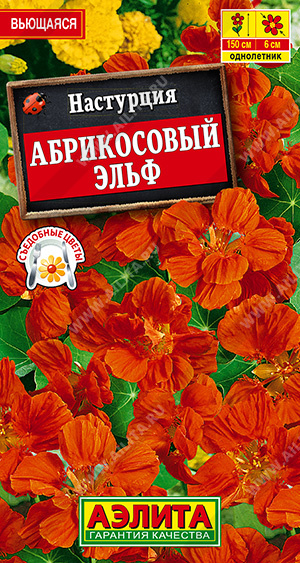  Настурция Абрикосовый эльф цв Аэлита