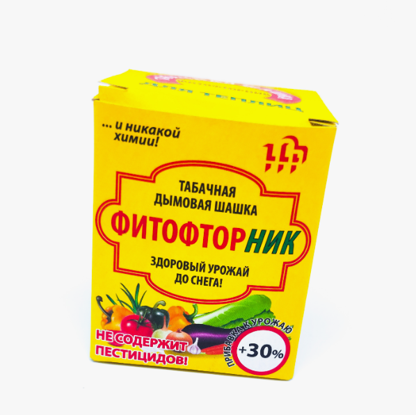  Шашка табачная Фитофторник 220г для обработки теплиц и растений Гефест (30) 