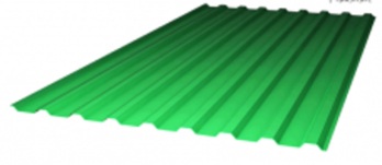  Прозрачный шифер Пластилюкс Зеленый МП-20 1150*2000*0,8мм