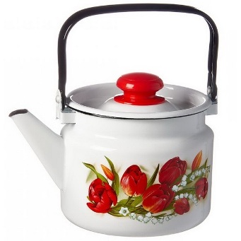  Чайник эмалированный 2л С-2710П2/4Рч Ласковый май 39150