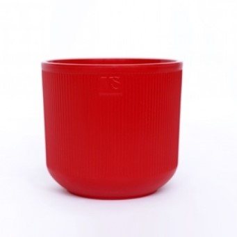 Горшок для цветов 3,1л VipSet с дренаж сист Росси красный