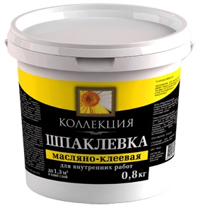  Шпаклевка масляно-клеевая 1,5кг Ижсинтез (ведро) (уп.12)