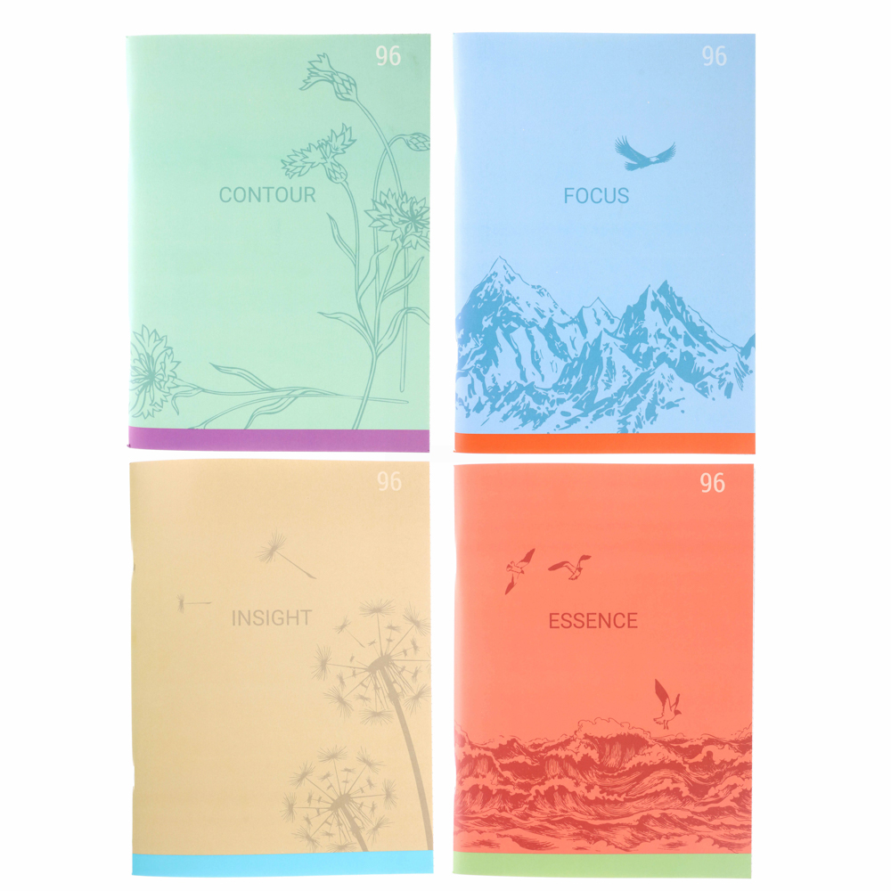  Тетрадь 96л клетка ClipStudio А4 карт.облож БЕЛЫЕ ЛИСТЫ 578-163