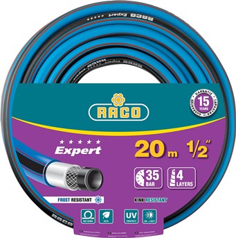  Шланг d1/2*20м RACO EXPERT 40302-1/2-20 черно-голуб 35атм 4х-сл *