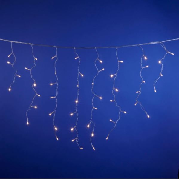  Гирлянда св/д бахрома 3м 200LED IP20 бел свет/провод прозрачный ULD-B3010-200