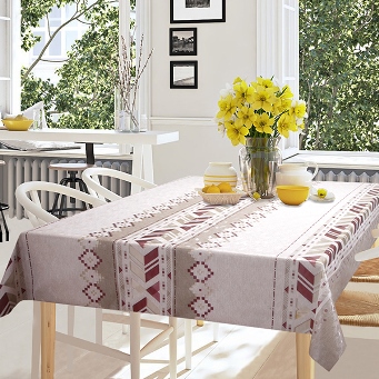  Клеенка  140см LC-269 коричн/красн Япония Meiwa