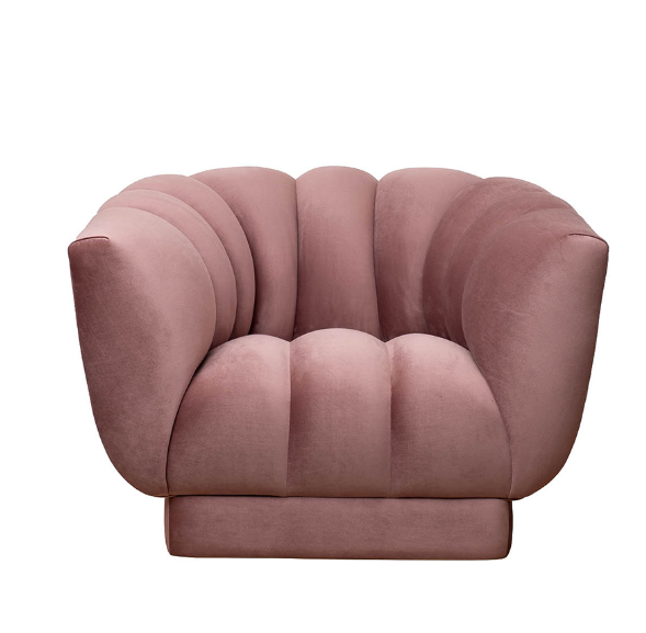  Кресло Фабио(Fabio) велюр розовый Colton 007-ROS 104х96х74см GARDA DECOR