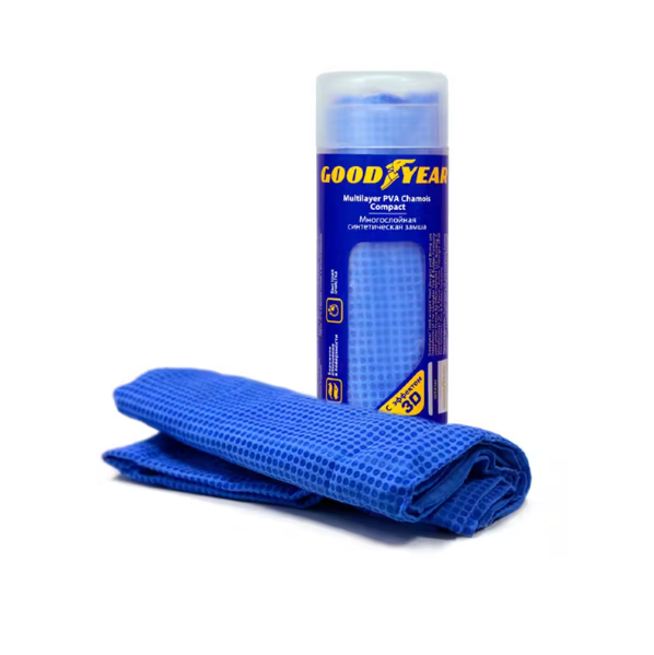  Замша автом протирочная 43*64 туба Goodyear