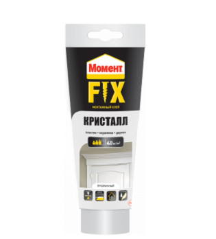  Клей Момент Fix Кристалл 185г 2574393 Момент