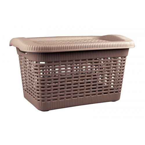  Корзина универс 20л 450*300*250 с крышкой сер 431293211