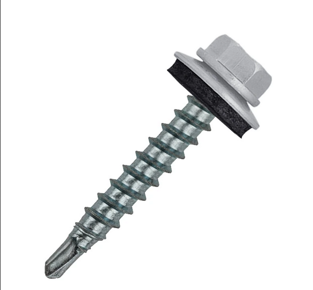  Саморез кровельный 28/29х4,8 серый RAL7004