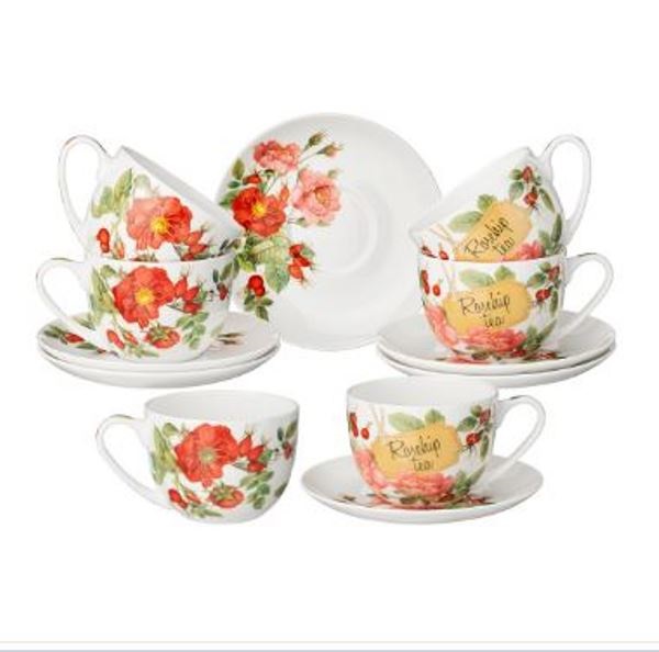  Набор чайный 12пр 330мл Фруктовая Корзина Lefard