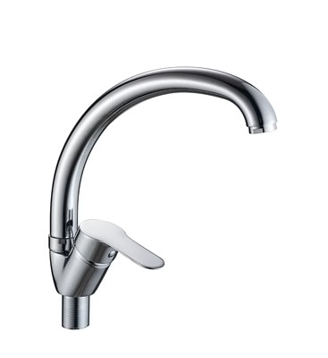  Смеситель для кухни G052410 шар 35мм с высоким излив гайка Leone Gota Rocio