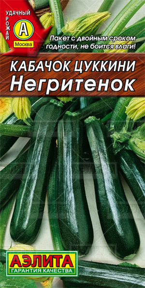  Кабачок цуккини Негритенок 2г цв Аэлита  