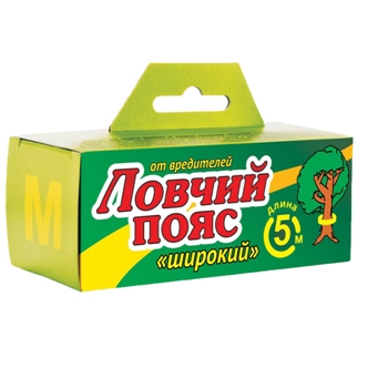  Ловчий пояс клеевой Лента 5м Широкий д/деревьев от вредит ВХ (уп.30шт) 