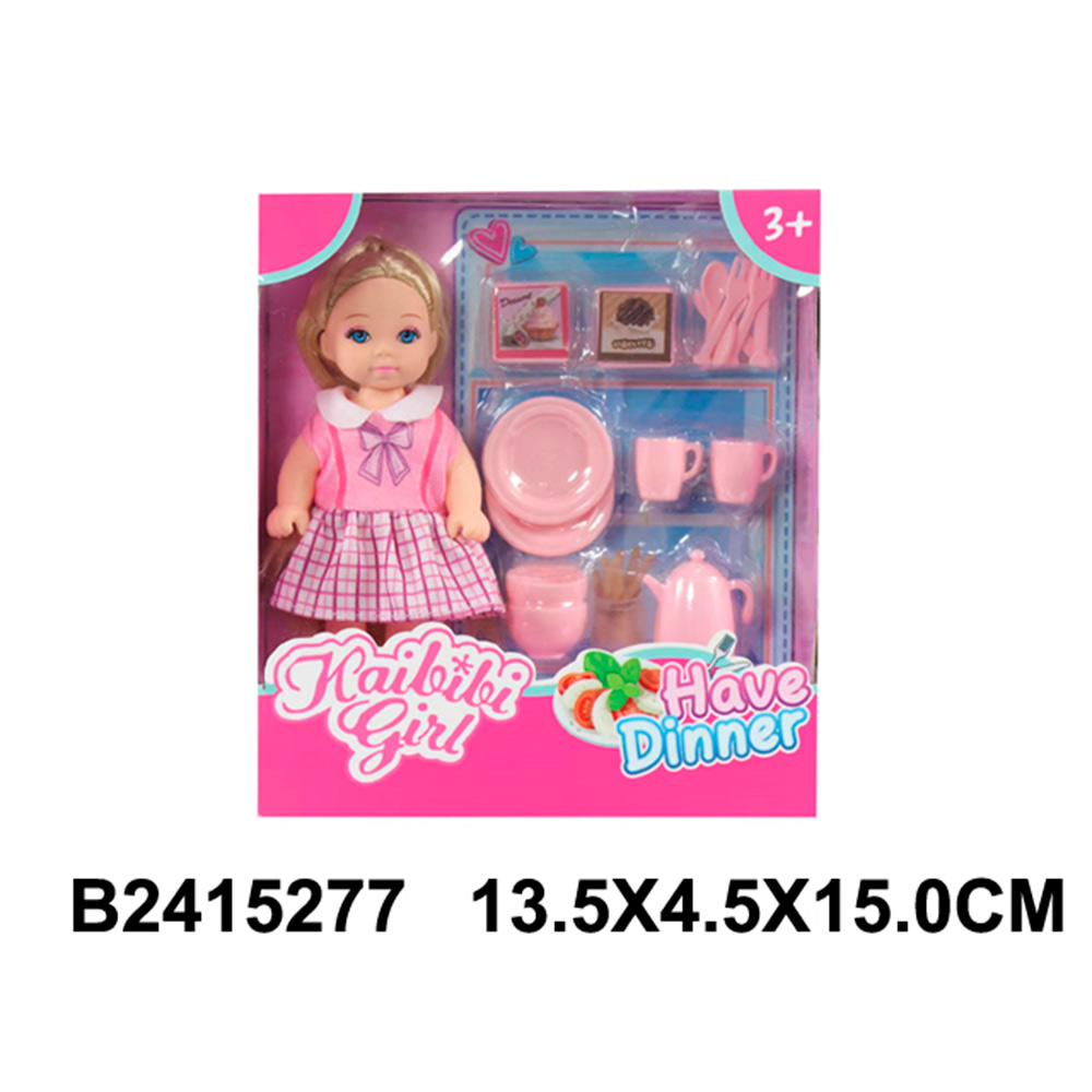  Кукла Малышка Kaibibi WG609 чаепитие в кор 107-992
