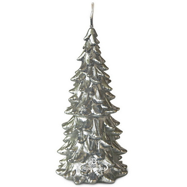  Свеча Ёлочка серебро 118мм 2080