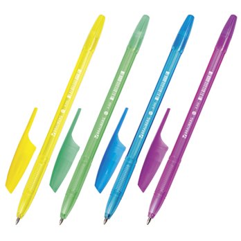  Ручка шариковая Brauberg X-333 Neon синяя 142829