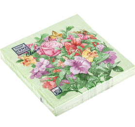  Салфетки бумажн. Bouquet Home collection Classic 3-х сл 20шт 33х33 Сказ.букет 25064