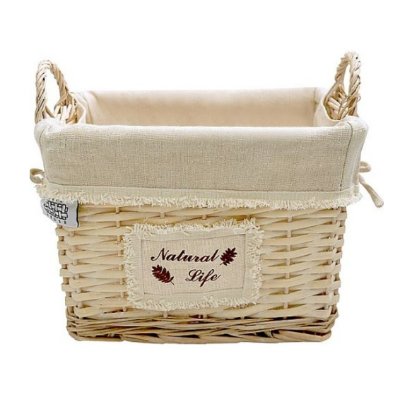  Корзина стеллажная Natural life с руч 29х19х22см EW-93 S