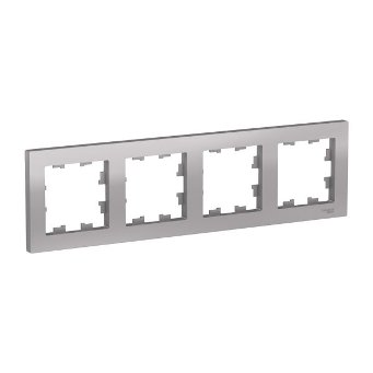  Рамка 4-я гор/верт алюм AtlasDesign ATN000304 Schneider 1240223