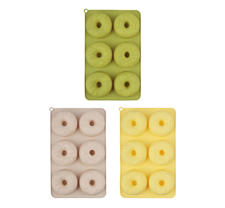  Форма силикон 27х16,5х3см Пончики 856-005