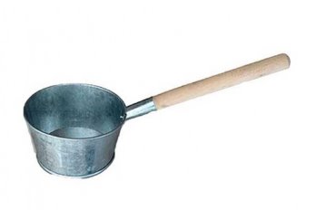  Ковш оцинкованный 1,5л деревянная ручка ТД УИ