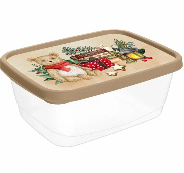  Контейнер для продуктов 0,85л Игрушки бежевый 223146627/1050