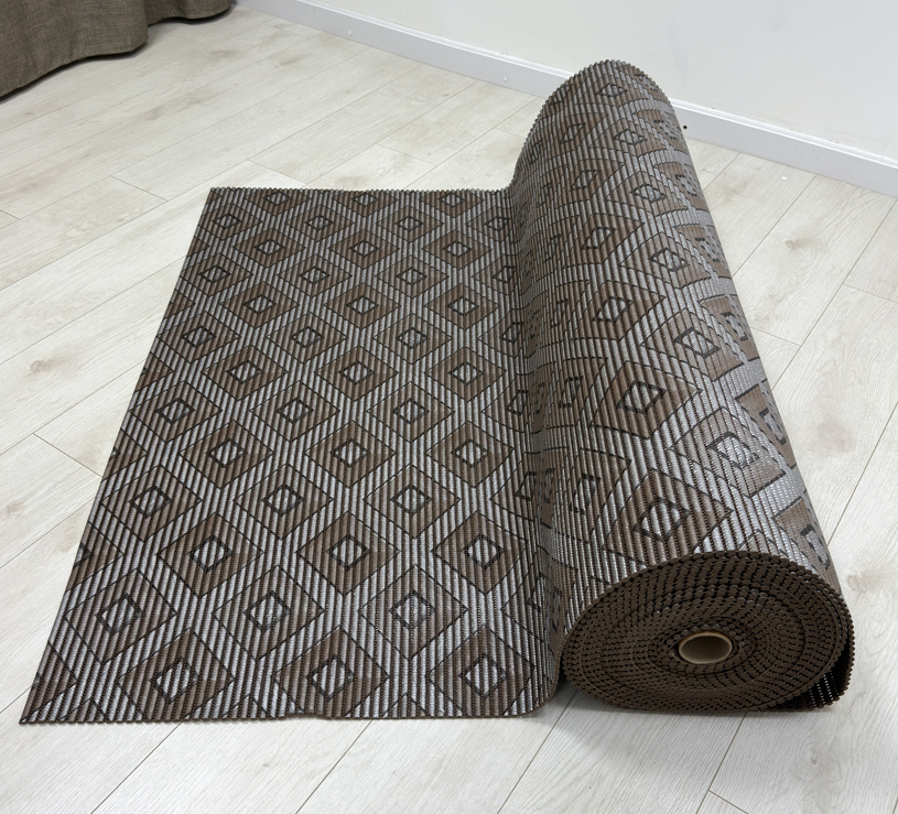  Коврик 130см универ Ромбы 7303