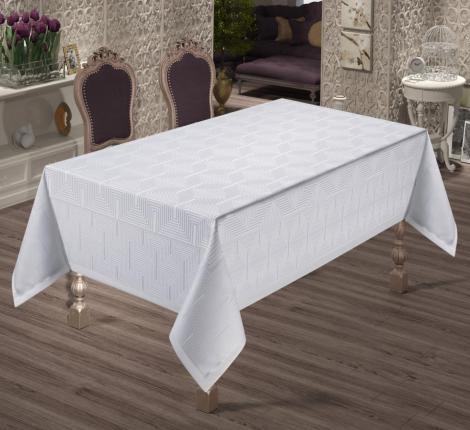  Скатерть броде жаккард 160х300см 12246 Yildiz цв.120 Do&Co