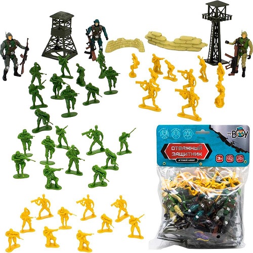 Набор солдатиков MR BOY 8700-10YS с аксесс.в пакете