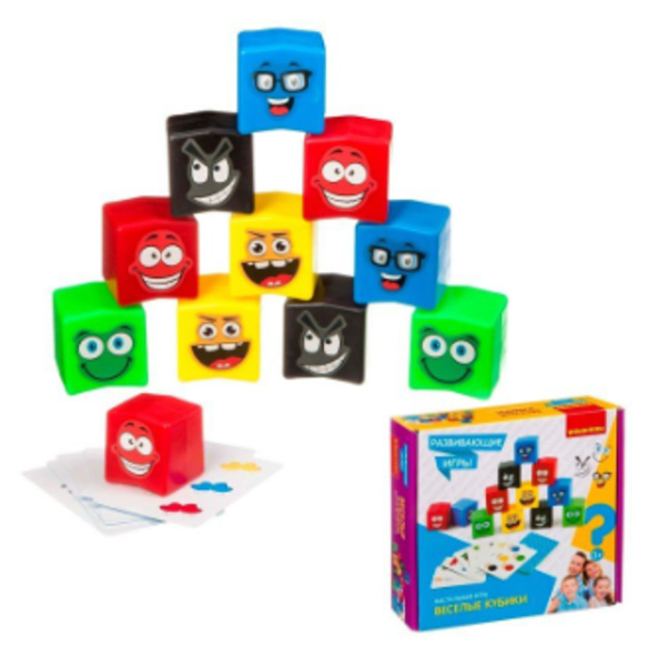  Игра Веселые кубики ВВ4171 832-754