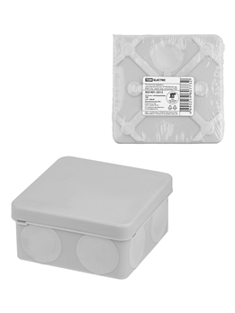  Коробка ОП 70x70x40 серая 6 вх. IP66 TDM SQ1401-2511