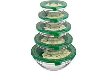  Набор миски с крышкой 10пр 887-118 Lefard Agness Сура