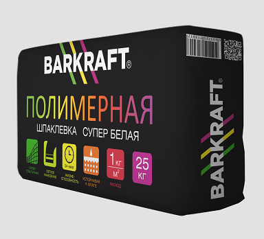  Шпаклевка полимерная BARKRAFT LR PLUS 25кг