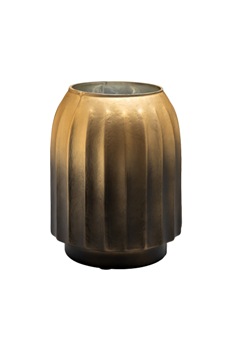  Ваза декор. стекл золотая 14,6х14,6х19см 71PN-52239 GARDA DECOR