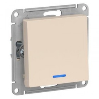  Выключатель 1СП беж индикатор AtlasDesign ATN000213 Schneider 1240184